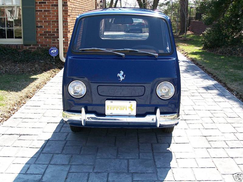 A Ferrari-themed Subaru 360 pickup truck! A fantastic restoration by Mike 